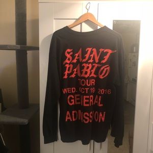 KANYE WEST SAINT PABLO TOUR SHIRT